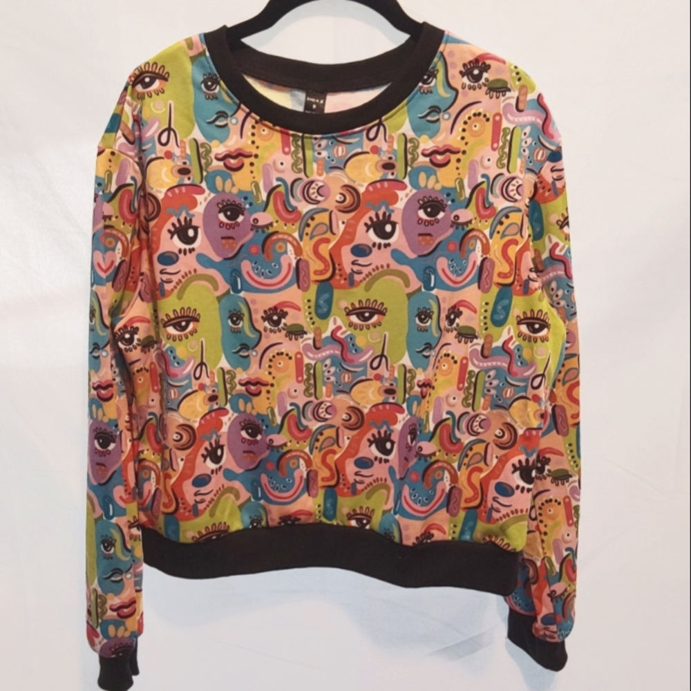 Colorful Graphic Sweatshirt